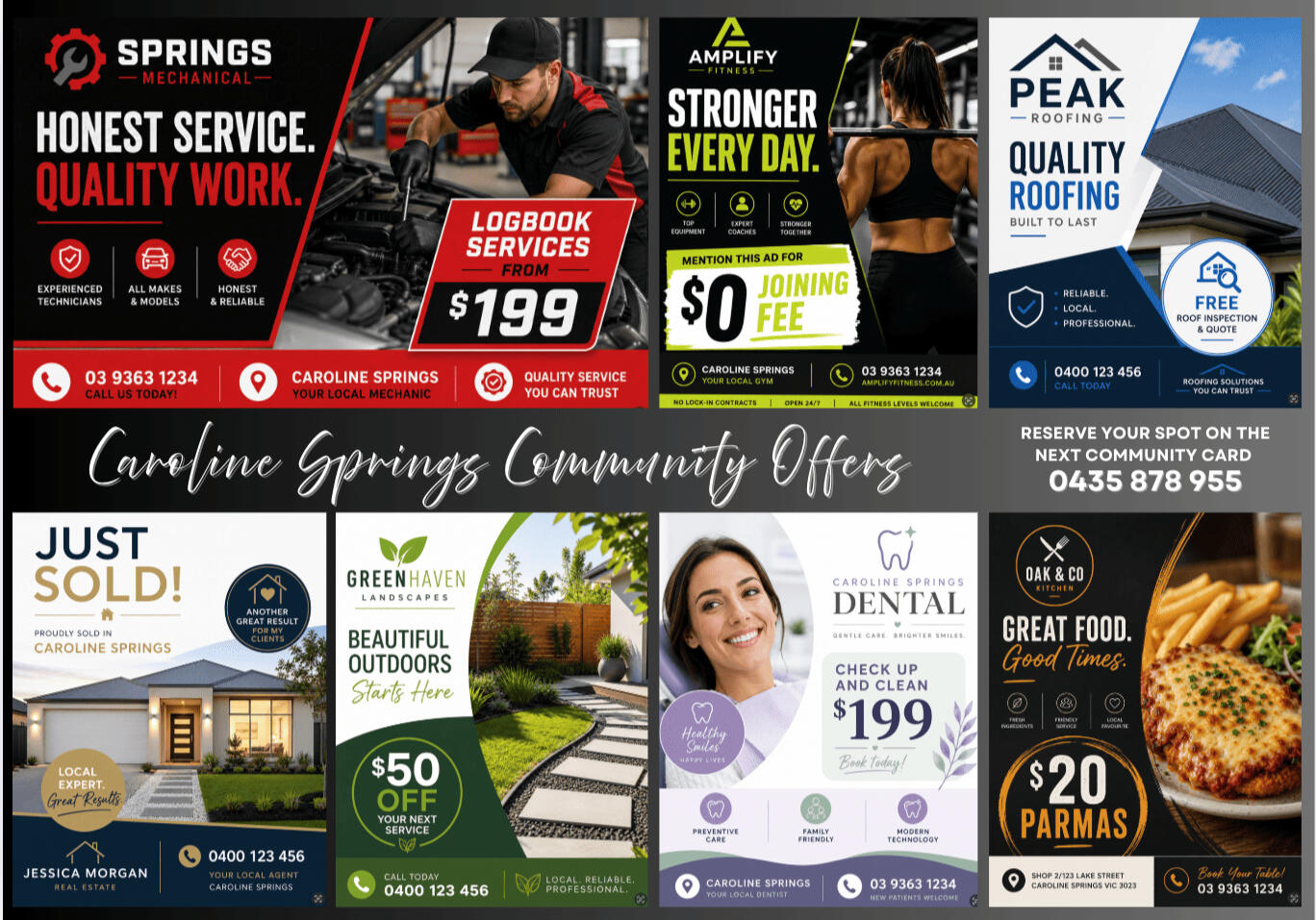 Community Card Example Community Card Example template